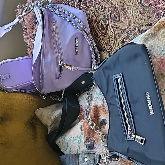 NWT● TWO Madden Girl Bags• Set Of Two!💜🖤 - Picture 11 of 11